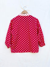 Load image into Gallery viewer, 1960's Laura Mae red polka dot blouse
