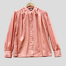 Load image into Gallery viewer, 1980&#39;s Panther rose nylon blouse
